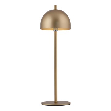 Schöner Wohnen 19244-12 - Lámpara de mesa LED exterior recargable con control táctil y regulable BELLIS LED/2,5W/5V 2600 mAh IP54 dorada