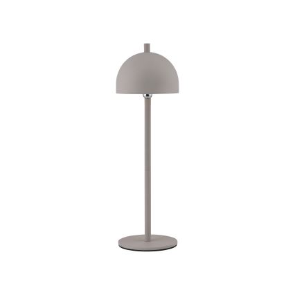 Schöner Wohnen 19244-39 - Lámpara de mesa LED recargable para exterior BELLIS, regulable con control táctil LED/2,5W/5V 2600 mAh IP54 gris