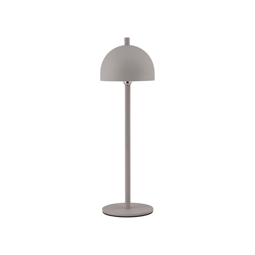 Schöner Wohnen 19244-39 - Lámpara de mesa LED recargable para exterior BELLIS, regulable con control táctil LED/2,5W/5V 2600 mAh IP54 gris