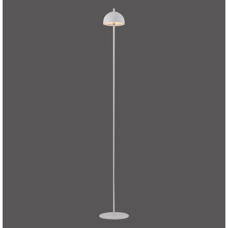 Schöner Wohnen 19245-16 - Lámpara de pie exterior recargable con control táctil regulable BELLIS LED/2,5W/5V 2600 mAh IP54 blanca