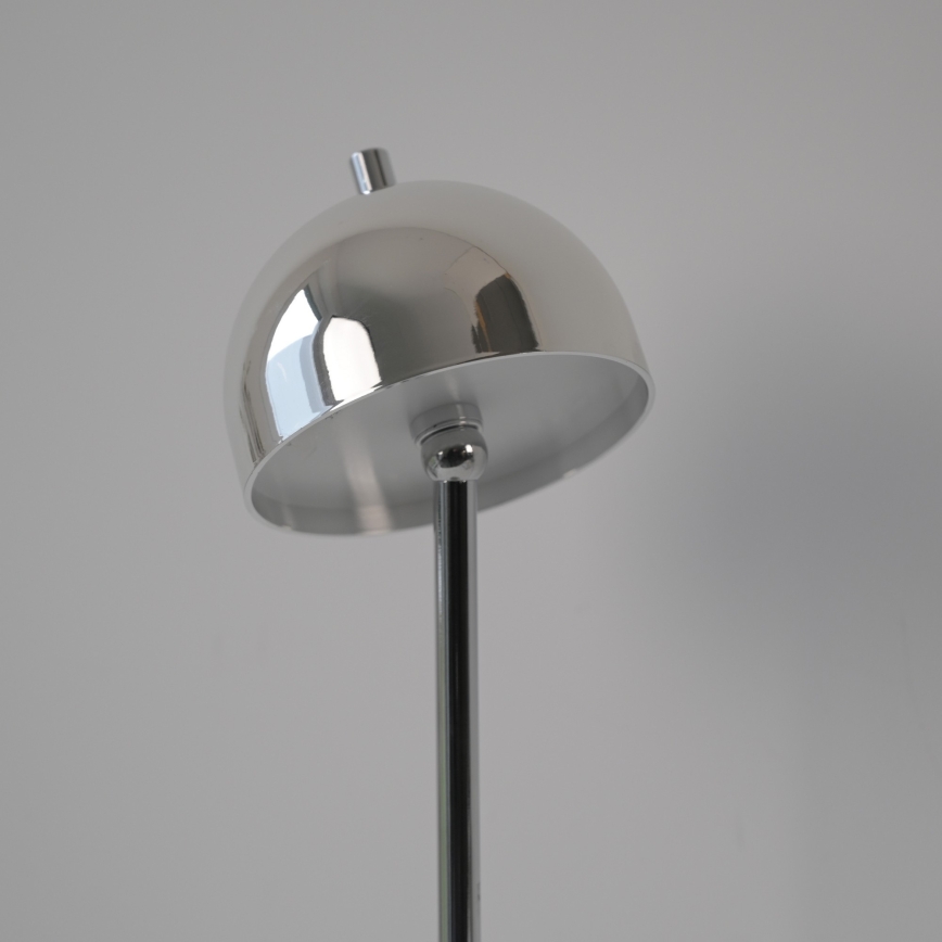 Schöner Wohnen 19245-17 - Lámpara de pie exterior recargable con control táctil y regulable BELLIS LED/2,5W/5V 2600 mAh IP54 cromo brillante