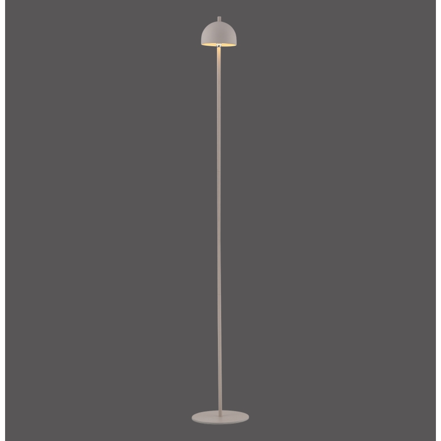 Schöner Wohnen 19245-39 - Lámpara de pie exterior recargable LED BELLIS, regulable con control táctil, 2,5W/5V, 2600 mAh, IP54, gris