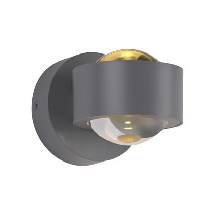 Schöner Wohnen 19331-21 - Aplique LED de pared CHIA 2xLED/2W/230V antracita
