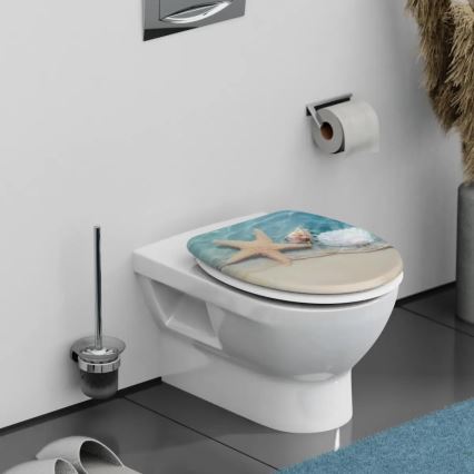 Schütte 82196 - Asiento de inodoro BEACH SoftClose de duroplástico