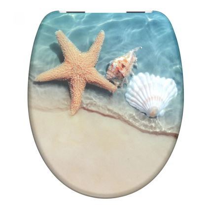 Schütte 82196 - Asiento de inodoro BEACH SoftClose de duroplástico