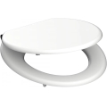 Schütte 84100-A - Asiento de inodoro blanco con cierre suave (SoftClose), en MDF