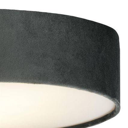 Searchlight - Plafón DRUM PLEAT 2xE27/15W/230V gris