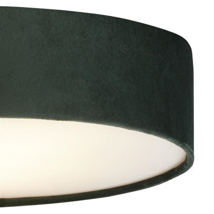 Searchlight - Lámpara de techo DRUM 3xE27/60W/230V verde