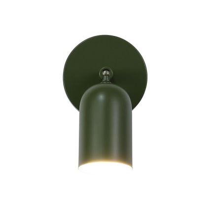 Searchlight - LED Aplique de pared recargable y regulable CONE LED/1,5W/5V zelená