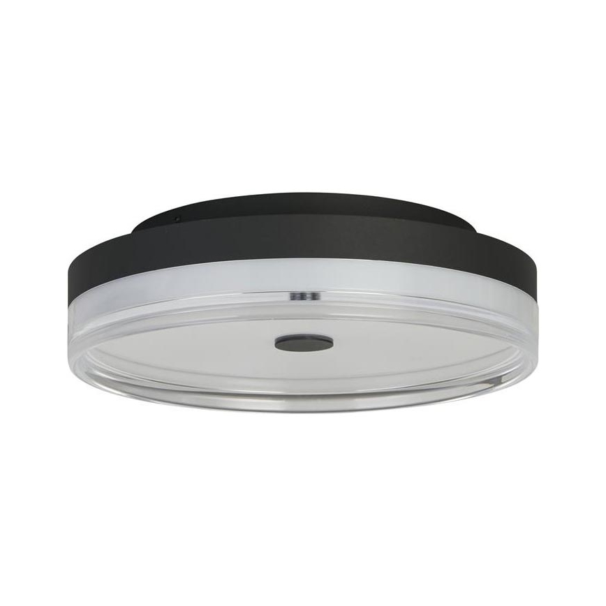 Searchlight - Plafón LED de techo CYPRUS LED/21W/230V Ø 30 cm negro