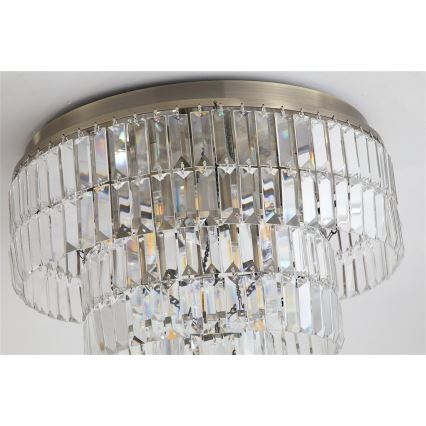 Searchlight - Lámpara de techo para baño EMPIRE 6xE14/60W/230V IP44