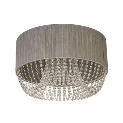 Searchlight - Lámpara de techo BELLANO 5xG9/7W/230V diámetro 50 cm gris