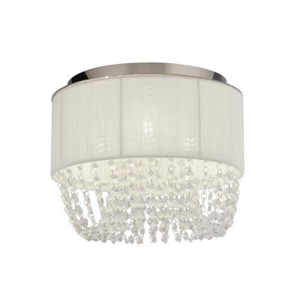 Searchlight - Lámpara de techo BELLANO 3xG9/7W/230V Ø 30 cm blanca