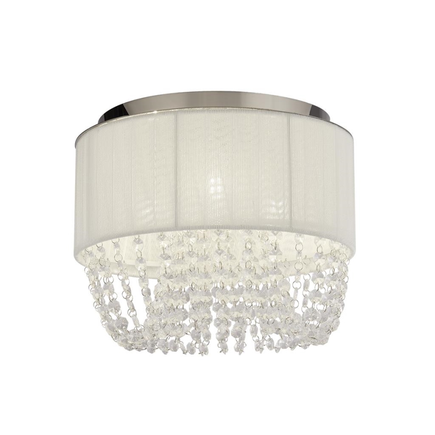 Searchlight - Lámpara de techo BELLANO 3xG9/7W/230V Ø 30 cm blanca