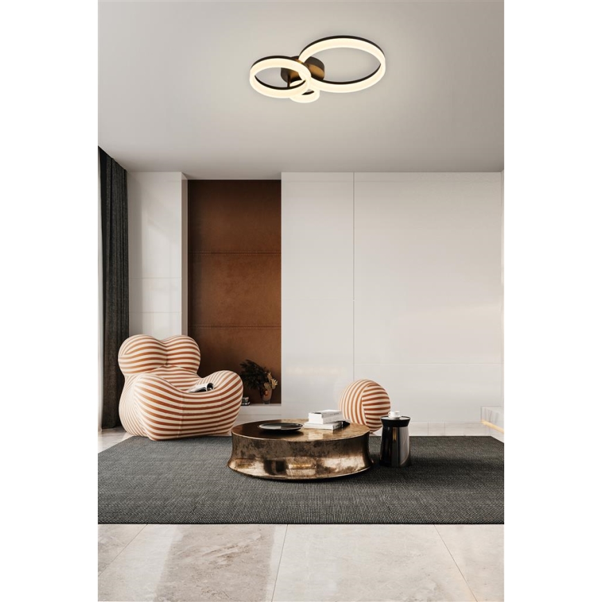 Searchlight - Lámpara de techo LED regulable TRIPLE LED/25W/230V