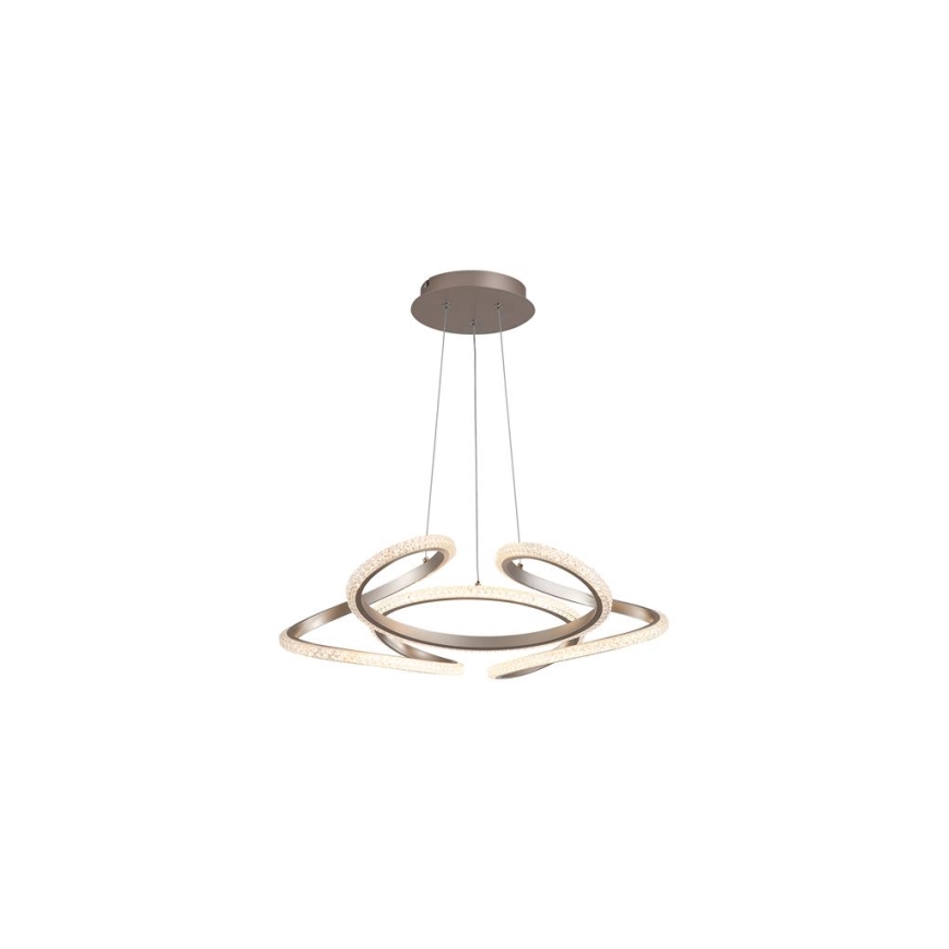 Searchlight - Lámpara colgante LED regulable sobre cable DOODLE LED/40W/230V latón