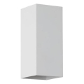 Searchlight - Aplique de pared DON 2xGU10/10W/230V blanco