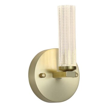 Searchlight - Aplique de pared regulable para baño ABERDEEN LED/7W/230V IP44 latón