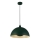 Searchlight - Lámpara colgante con cable MARS 1xE27/60W/230V Ø 25 cm verde