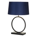 Searchlight - Lámpara de mesa ELEGANT 1xE27/60W/230V azul