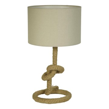 Searchlight - Lámpara de mesa ROPE 1xE27/60W/230V