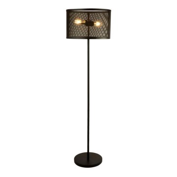 Searchlight - Lámpara de pie FISHNET 2xE27/60W/230V negro