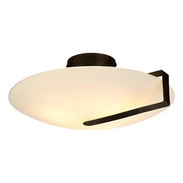 Searchlight - Lámpara de techo SUNDIAL 3xE27/40W/230V negra