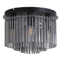 Searchlight - Lámpara de techo SWIZZLE 5xE14/60W/230V, diámetro 32 cm, color ahumado
