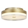Searchlight - Luminaria de techo LED CYPRUS LED/21W/230V, Ø 30 cm, color dorado