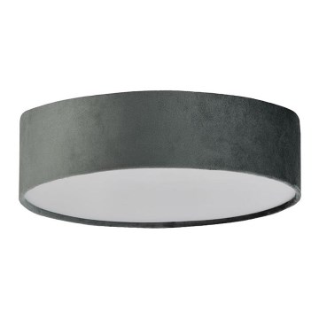 Searchlight - Plafón DRUM PLEAT 2xE27/15W/230V gris