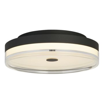Searchlight - Plafón LED de techo CYPRUS LED/21W/230V Ø 30 cm negro
