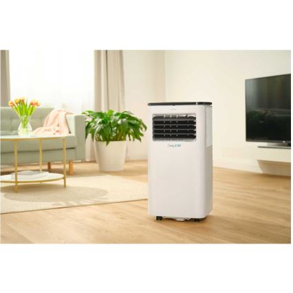 Sencor - Aire acondicionado móvil inteligente 3en1 con accesorios completos 1050W/230V 10000 BTU Wi-Fi + control remoto