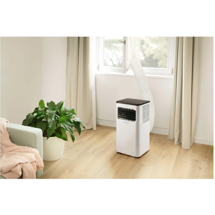 Sencor - Aire acondicionado móvil inteligente 3en1 con accesorios completos 1050W/230V 10000 BTU Wi-Fi + control remoto