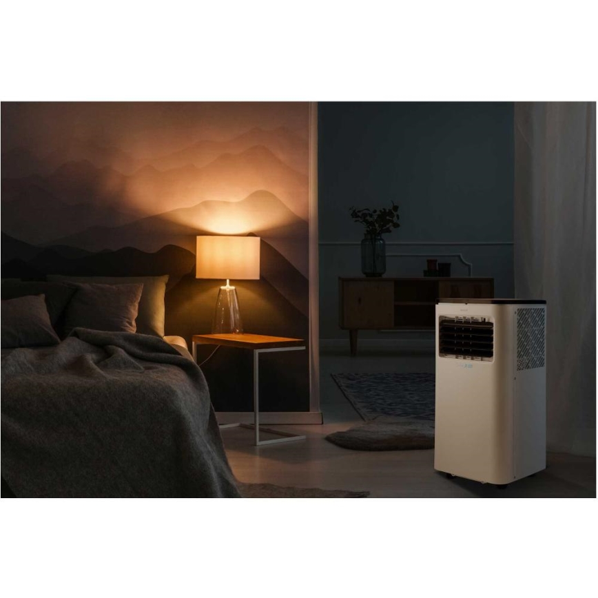 Sencor - Aire acondicionado móvil inteligente 3en1 con accesorios completos 1050W/230V 10000 BTU Wi-Fi + control remoto