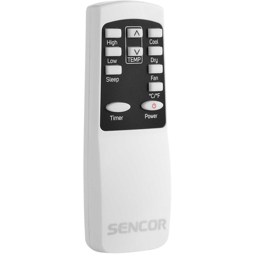 Sencor - Aire acondicionado móvil inteligente 3en1 con accesorios completos 1050W/230V 10000 BTU Wi-Fi + control remoto