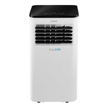 Sencor - Aire acondicionado móvil inteligente 3en1 con accesorios completos 1050W/230V 10000 BTU Wi-Fi + control remoto