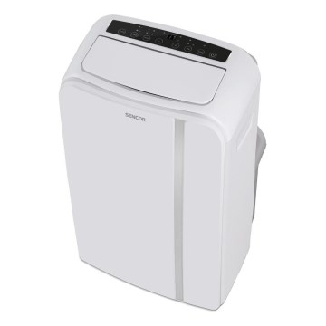 Sencor - Aire acondicionado móvil inteligente 3en1 con accesorios completos 1450W/230V 12000 BTU Wi-Fi blanco + control remoto