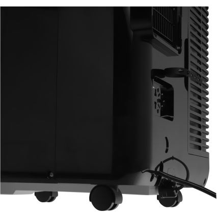 Sencor - Aire acondicionado móvil inteligente 4 en 1 con accesorios completos 900W/230V 9000 BTU Wi-Fi negro + mando a distancia