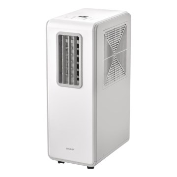 Sencor - Aire acondicionado portátil 4 en 1 200W/230V 1800 BTU blanco + mando a distancia