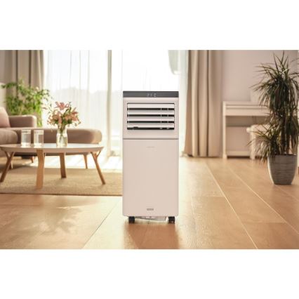 Sencor - Aire acondicionado portátil inteligente 3 en 1 con todos los accesorios incluidos 1020W/230V 10000 BTU Wi-Fi blanco + mando a distancia