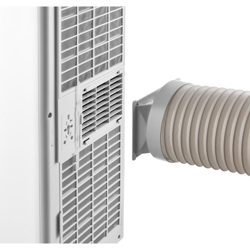 Sencor - Aire acondicionado portátil inteligente 3 en 1 con todos los accesorios incluidos 1020W/230V 10000 BTU Wi-Fi blanco + mando a distancia