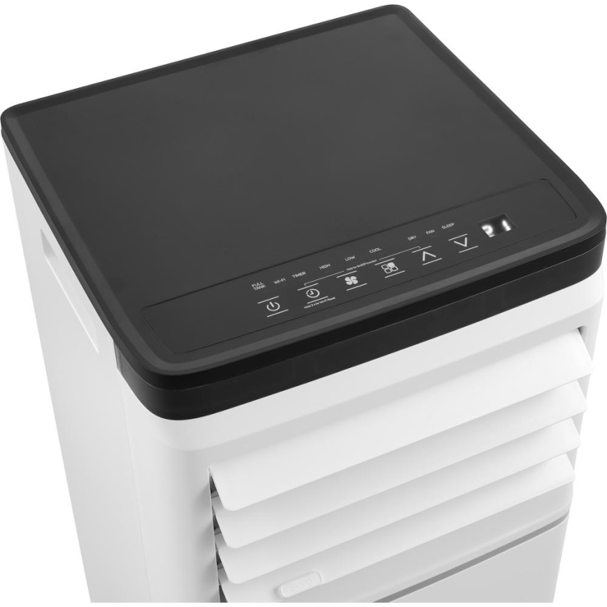 Sencor - Aire acondicionado portátil inteligente 3 en 1 con todos los accesorios incluidos 760W/230V 7000 BTU Wi-Fi blanco + mando a distancia