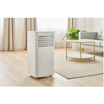 Sencor - Aire acondicionado portátil inteligente 3 en 1 incluye kit completo de accesorios 760W/230V 7000 BTU Wi-Fi + mando a distancia
