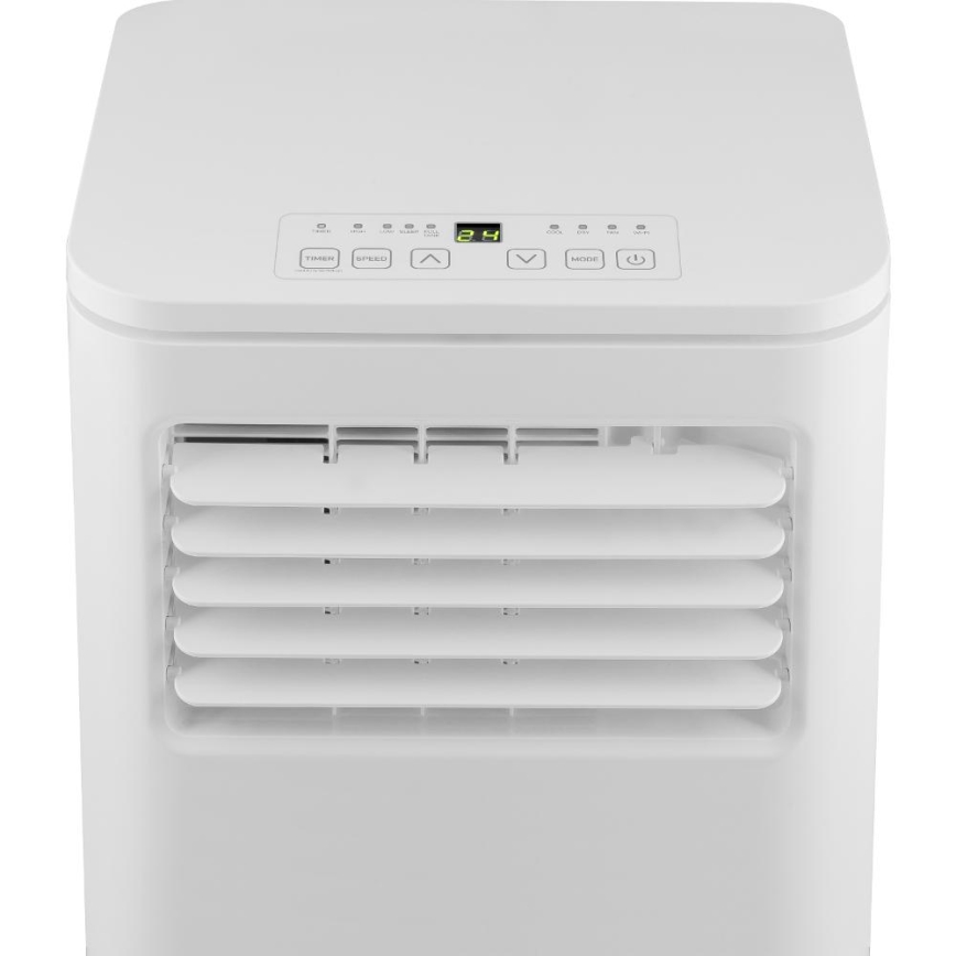 Sencor - Aire acondicionado portátil inteligente 3 en 1 incluye kit completo de accesorios 760W/230V 7000 BTU Wi-Fi + mando a distancia