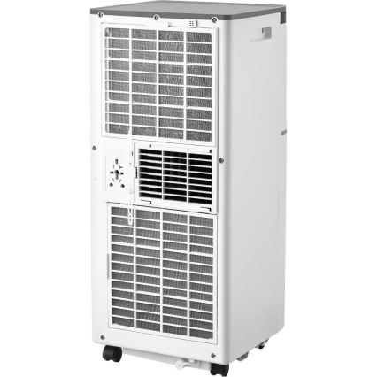 Sencor - Aire acondicionado móvil inteligente 3 en 1 con kit completo de accesorios 815W/230V 8000 BTU Wi-Fi blanco + mando a distancia