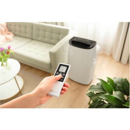 Sencor - Aire acondicionado móvil inteligente 4 en 1 incluye accesorios completos 1700W/230V 12000 BTU Wi-Fi blanco + mando a distancia