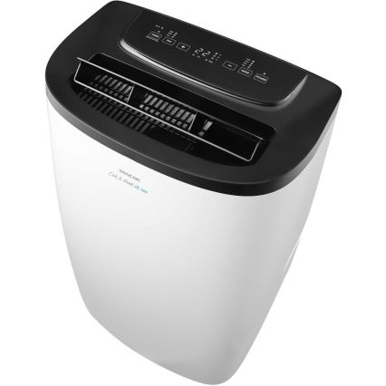 Sencor - Aire acondicionado portátil inteligente 4 en 1 con kit completo de accesorios 1750W/230V 18000 BTU Wi‑Fi blanco + mando a distancia