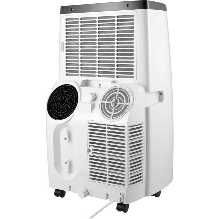 Sencor - Aire acondicionado portátil inteligente 4 en 1 con kit completo de accesorios 1750W/230V 18000 BTU Wi‑Fi blanco + mando a distancia