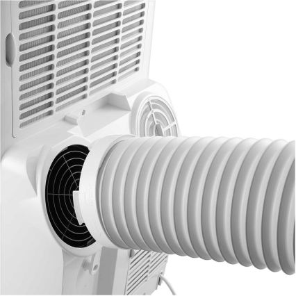 Sencor - Aire acondicionado portátil inteligente 4 en 1 con kit completo de accesorios 1750W/230V 18000 BTU Wi‑Fi blanco + mando a distancia