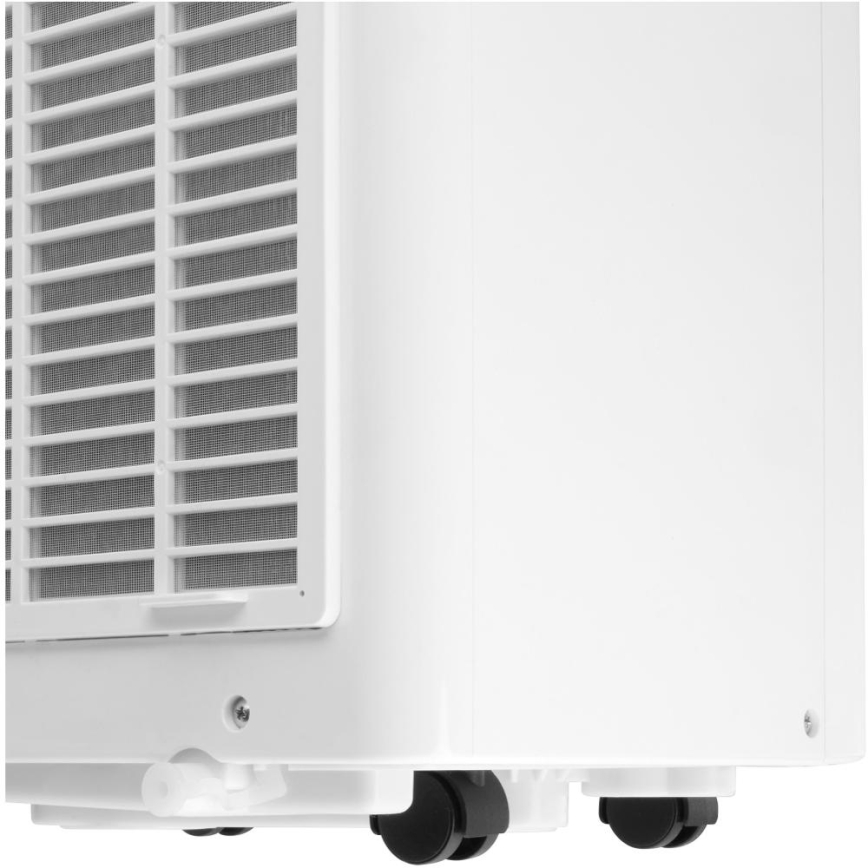 Sencor - Aire acondicionado portátil inteligente 5 en 1 con kit completo de accesorios 733W/230V 9000 BTU Wi-Fi blanco + mando a distancia